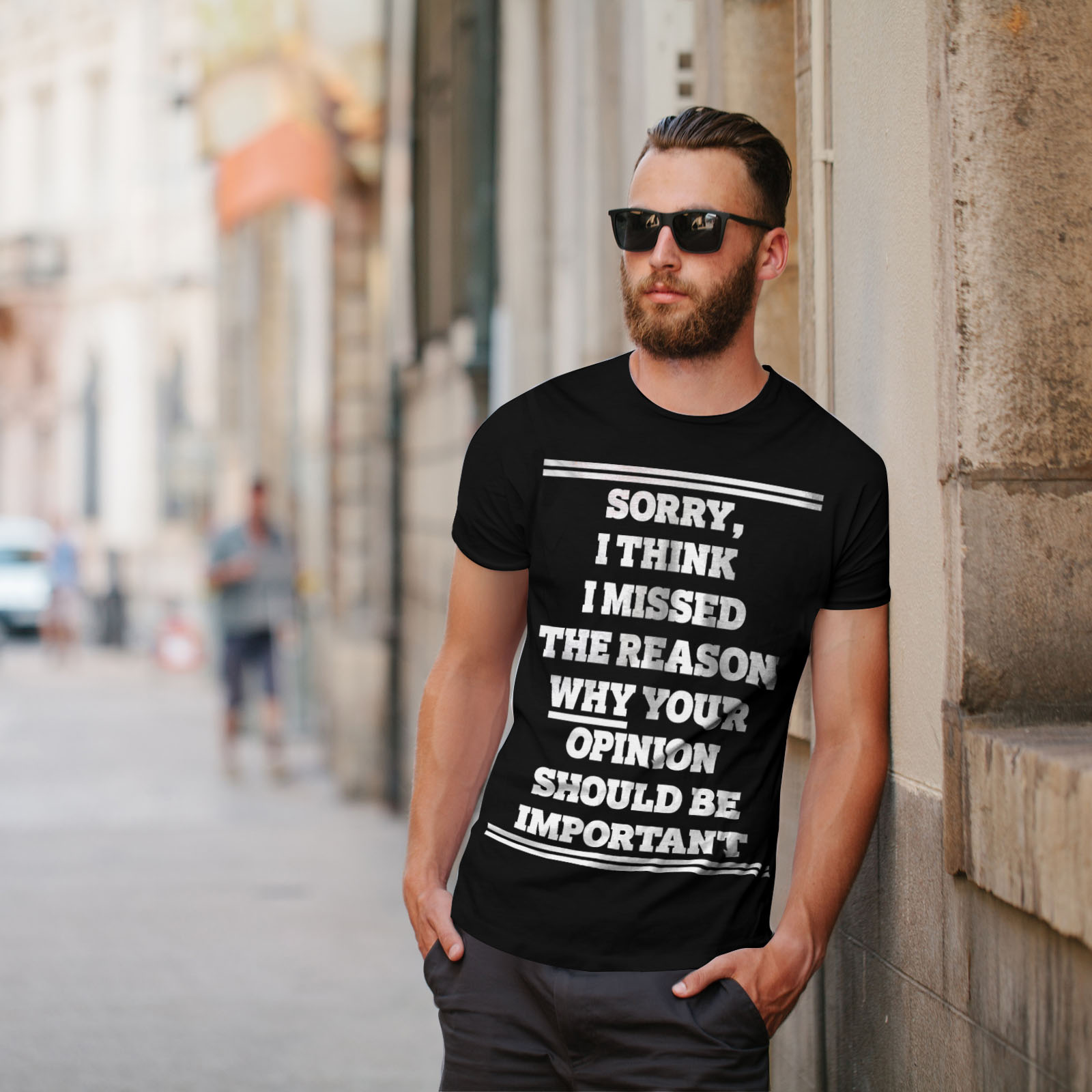 Wellcoda Opinion Offensive Funny Mens T Shirt Lost Graphic Design