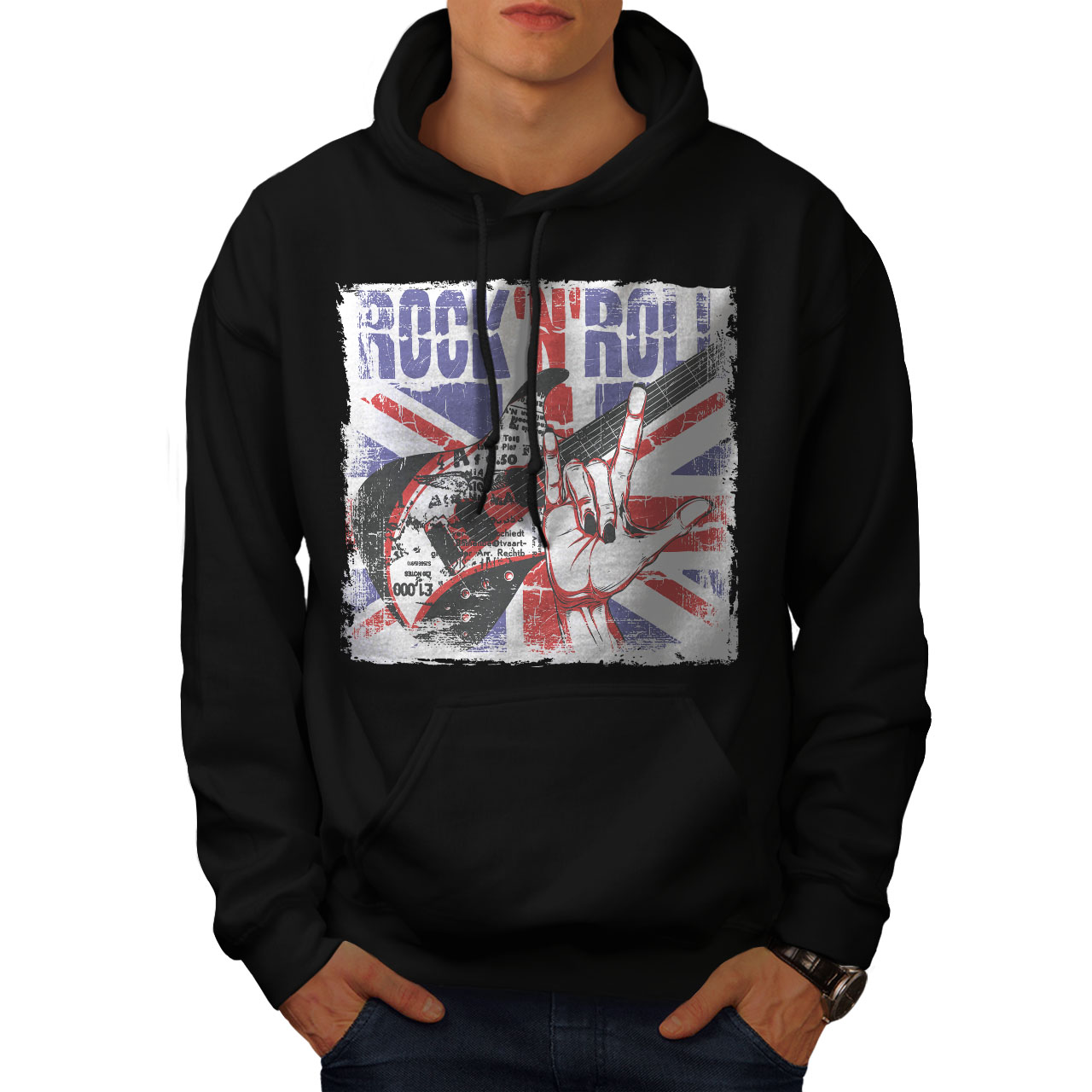 rock roll sweatshirt