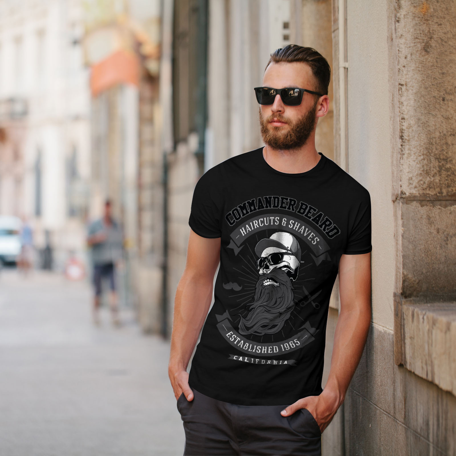 beard design t shirt