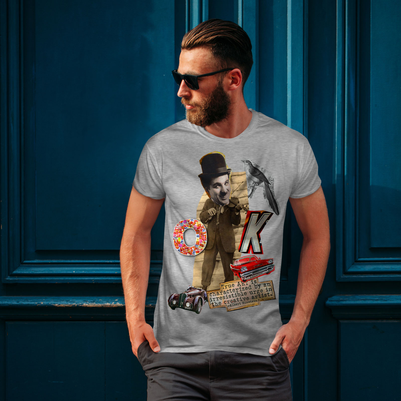 t shirt charlie chaplin