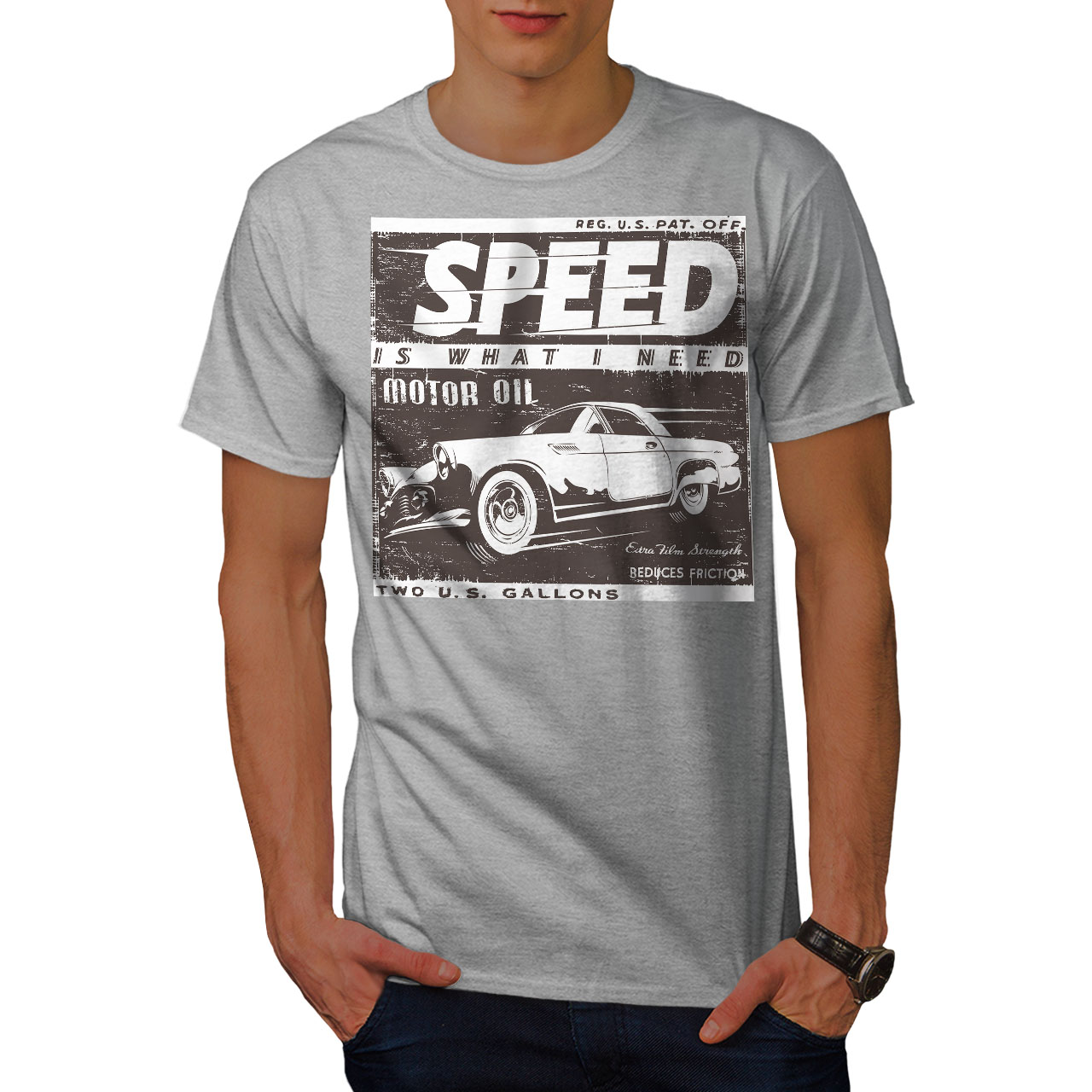 70s vintage Racing Tシャツ USA製 ホットロッド44袖丈 - Tシャツ ...