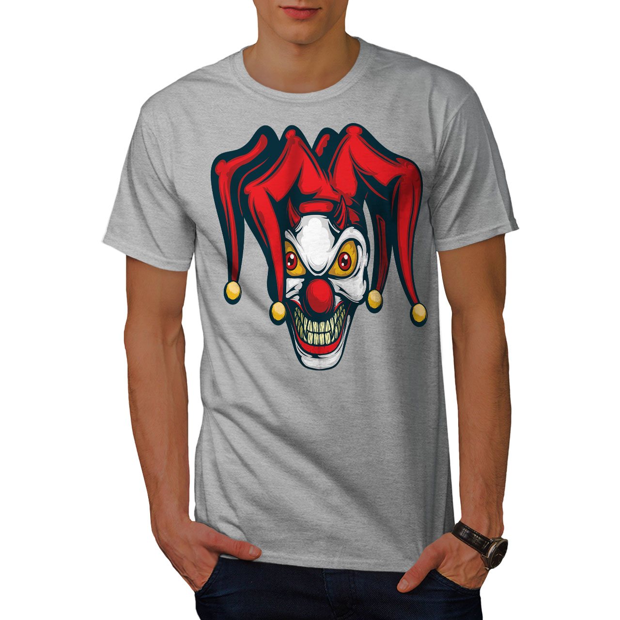 psycho clown t shirt