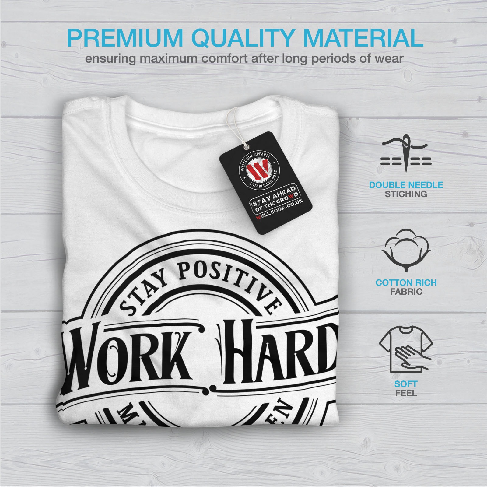 work hard t shirt