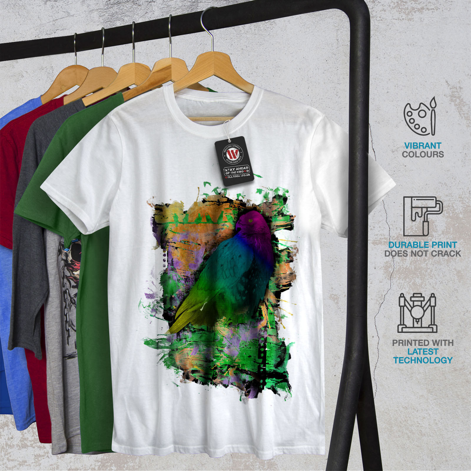 parrot t shirt mens