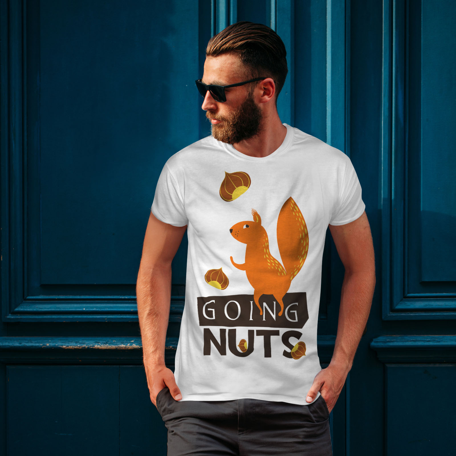 mens squirrel shirt