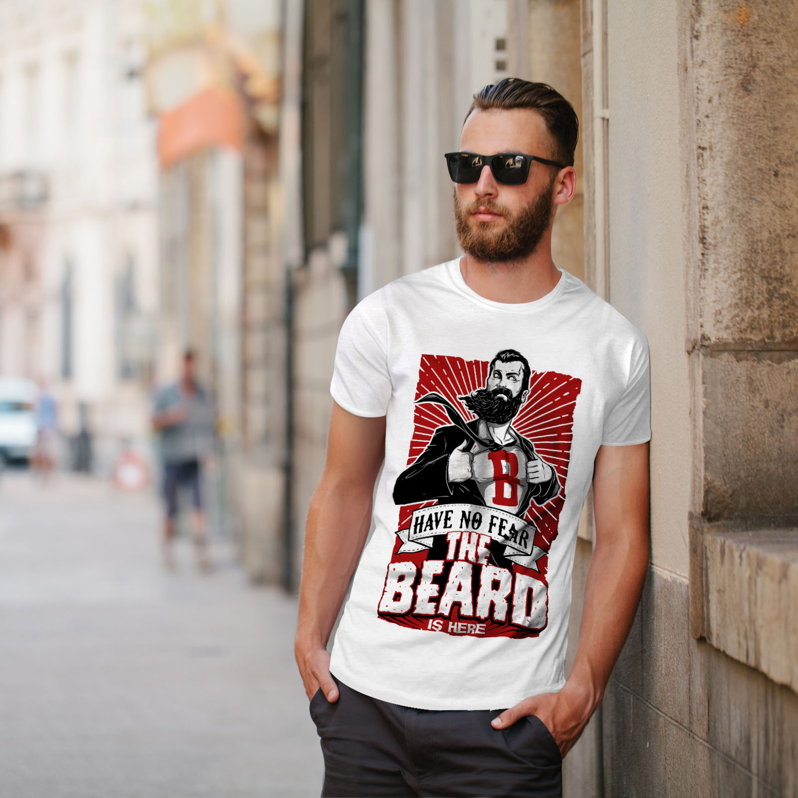 santa beard t shirt