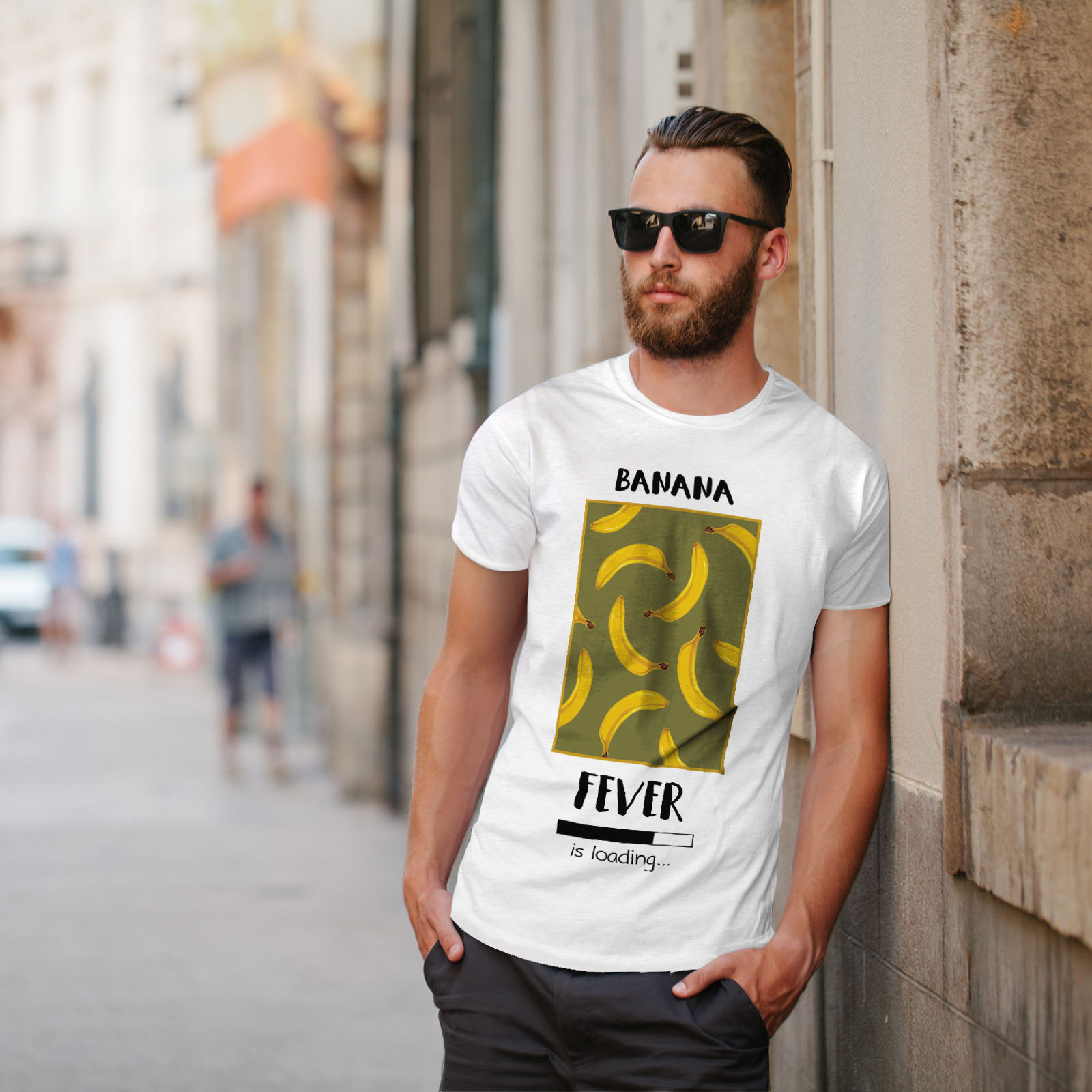 Wellcoda Banana Fever Funny Mens T Shirt Graphic Design Printed Tee Ebay