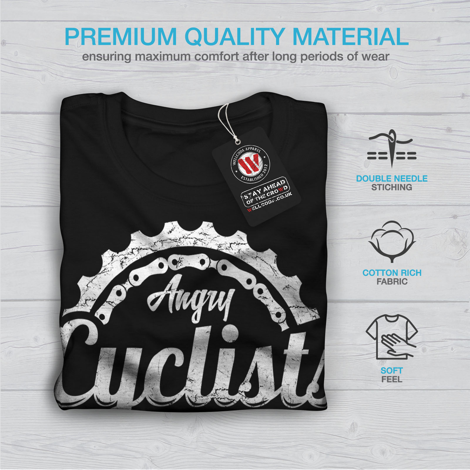 bloody cyclist t shirt