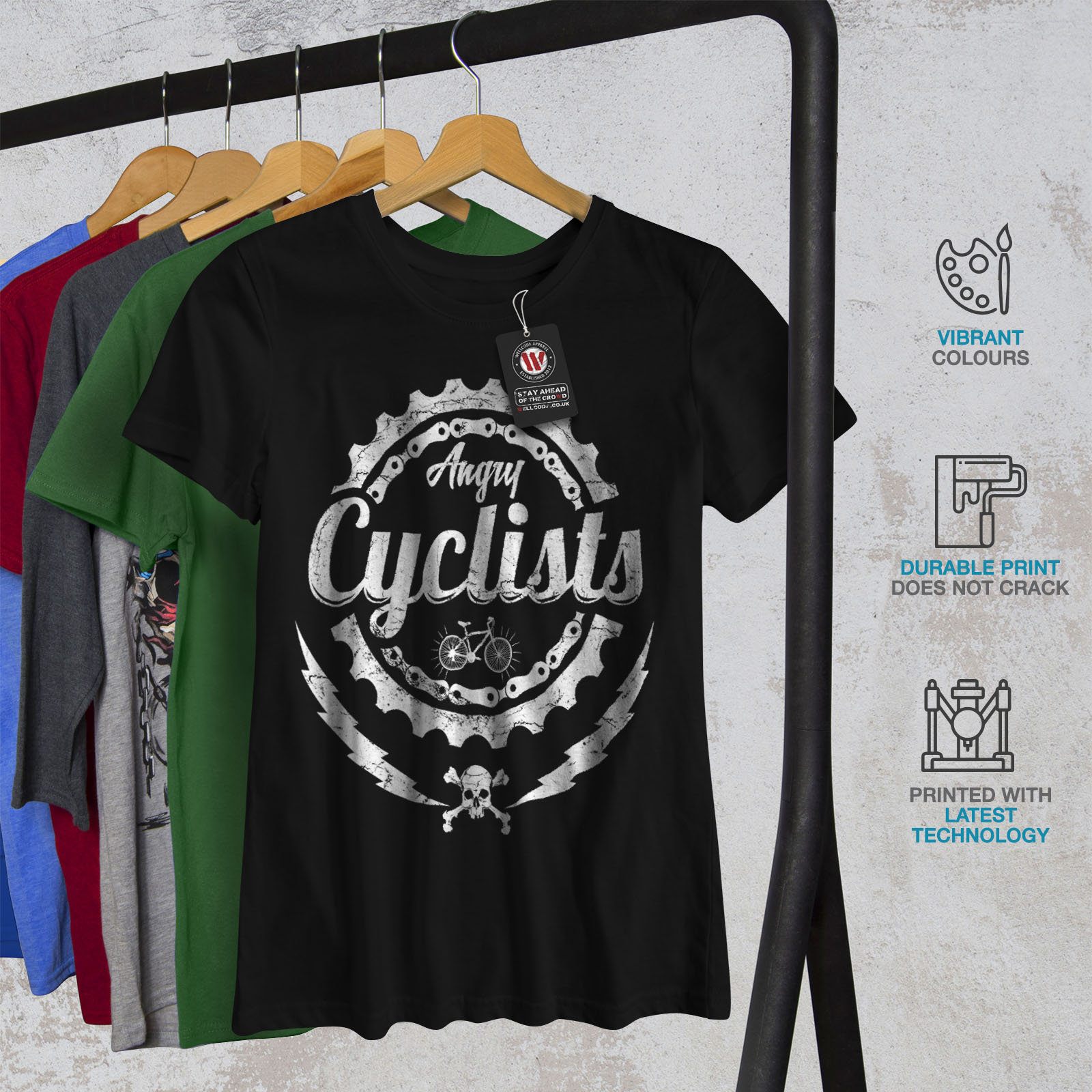 bloody cyclist t shirt