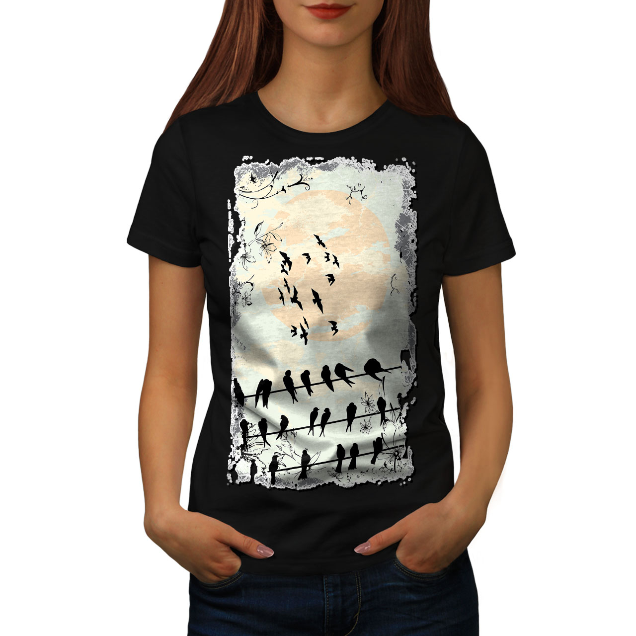 t shirt crow