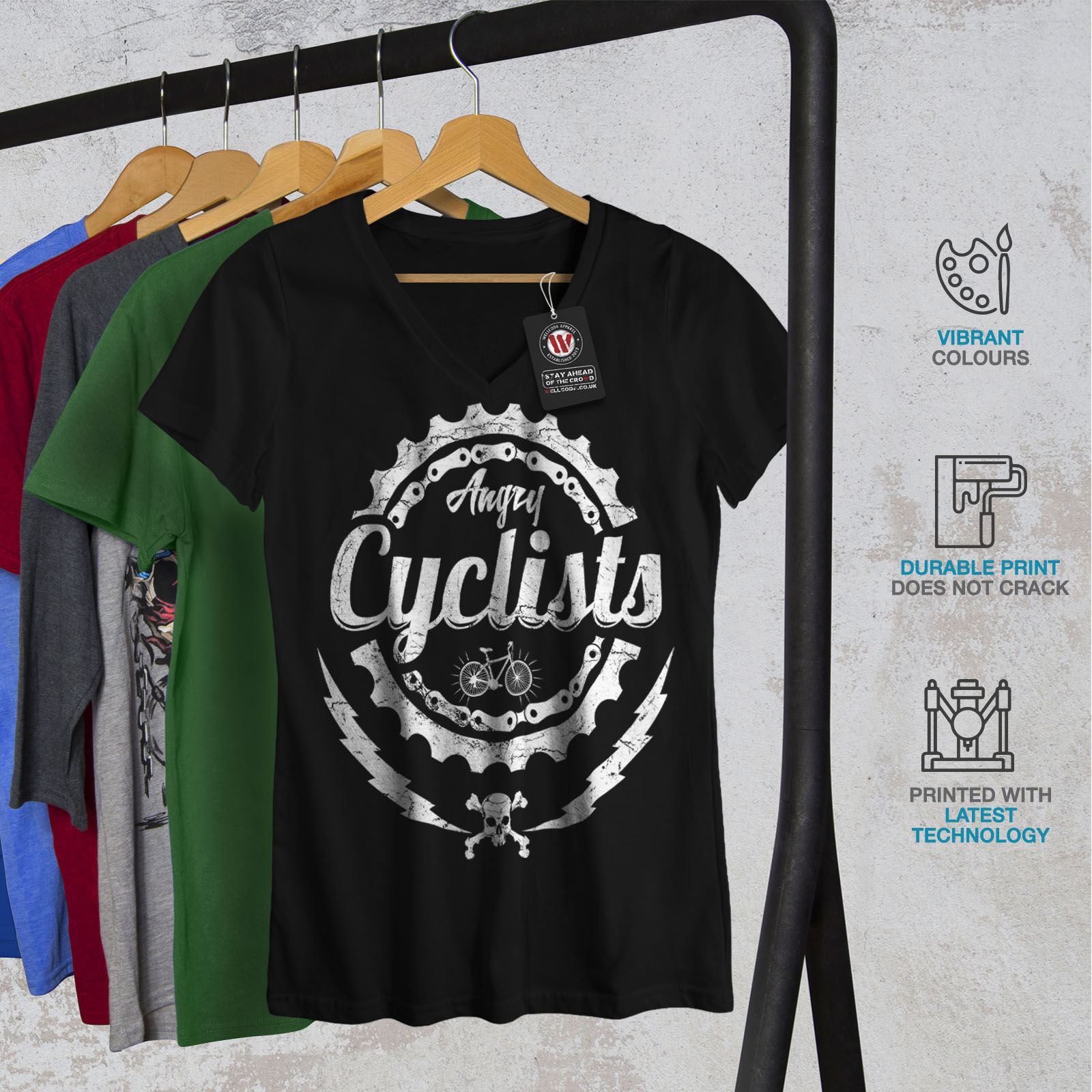 bloody cyclist t shirt