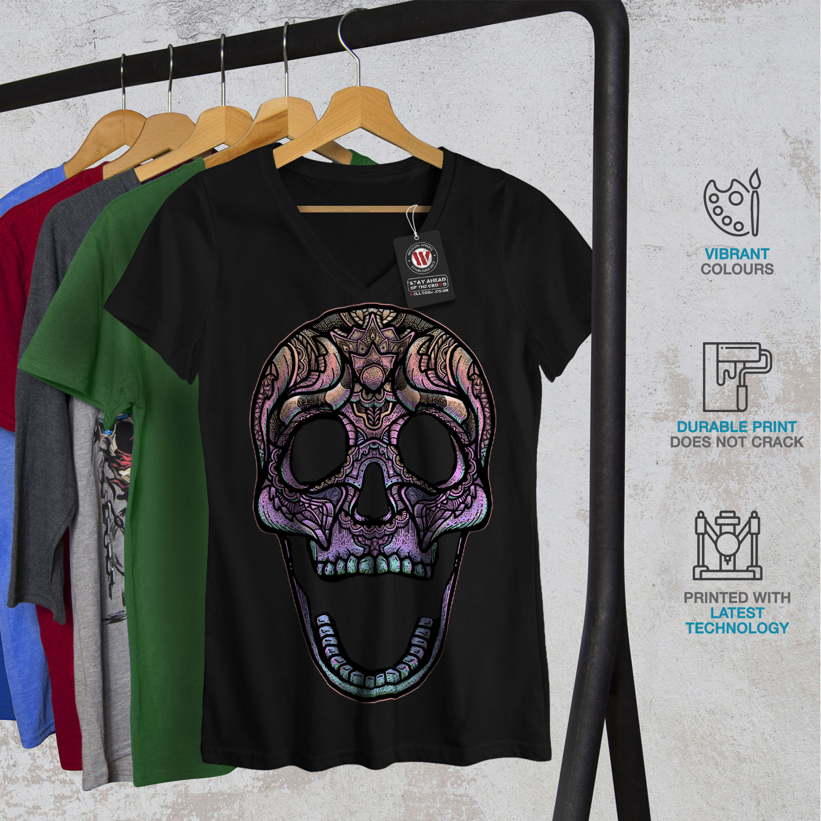 skull t shirts uk