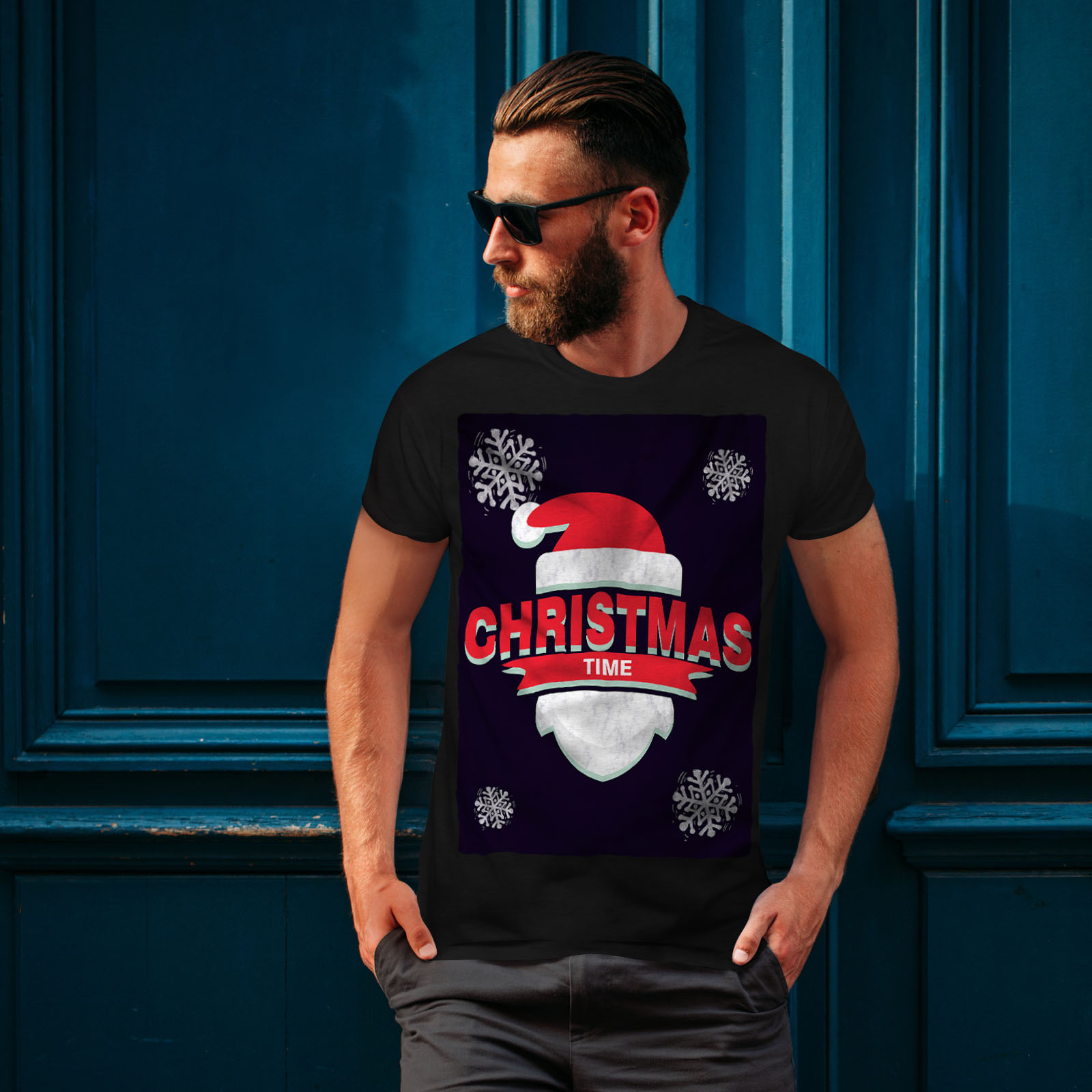 santa hat tshirt