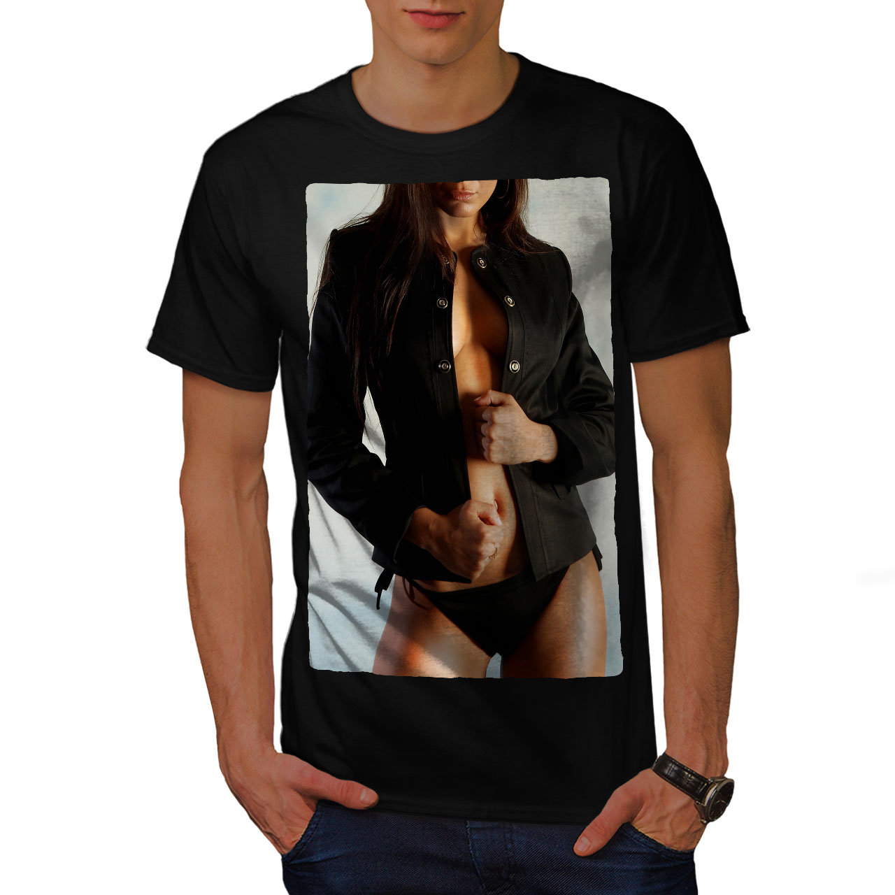 In shirts erotic mens woman Sexy Men's
