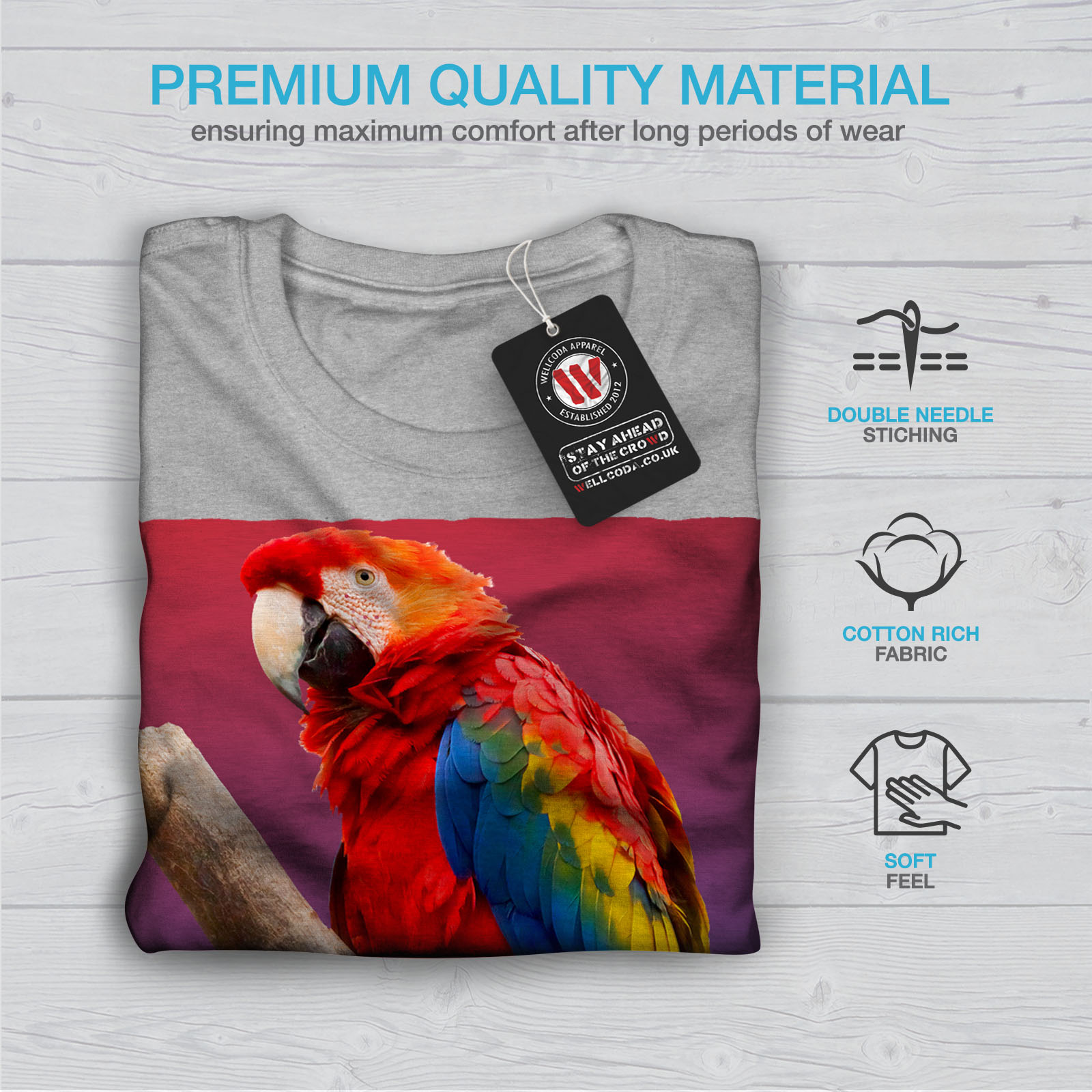 parrot t shirt mens