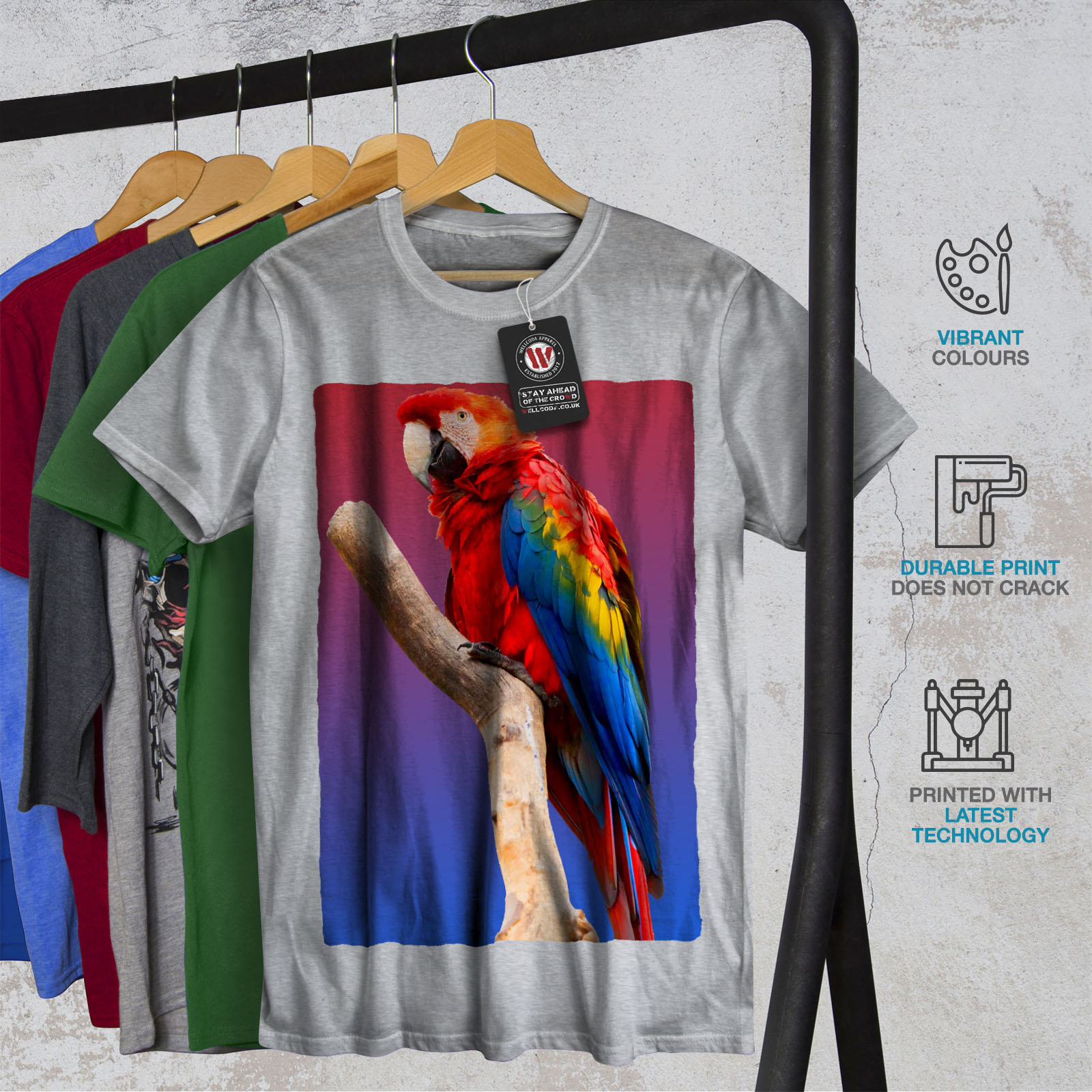 parrot shirt mens