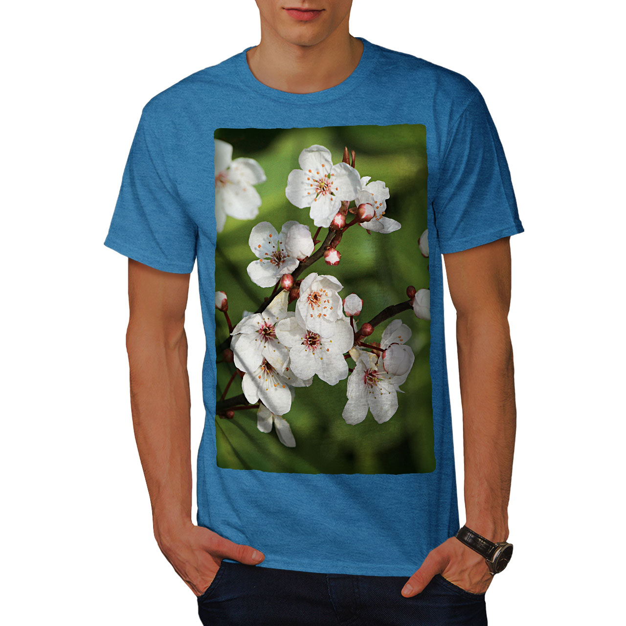 black cherry blossom shirt