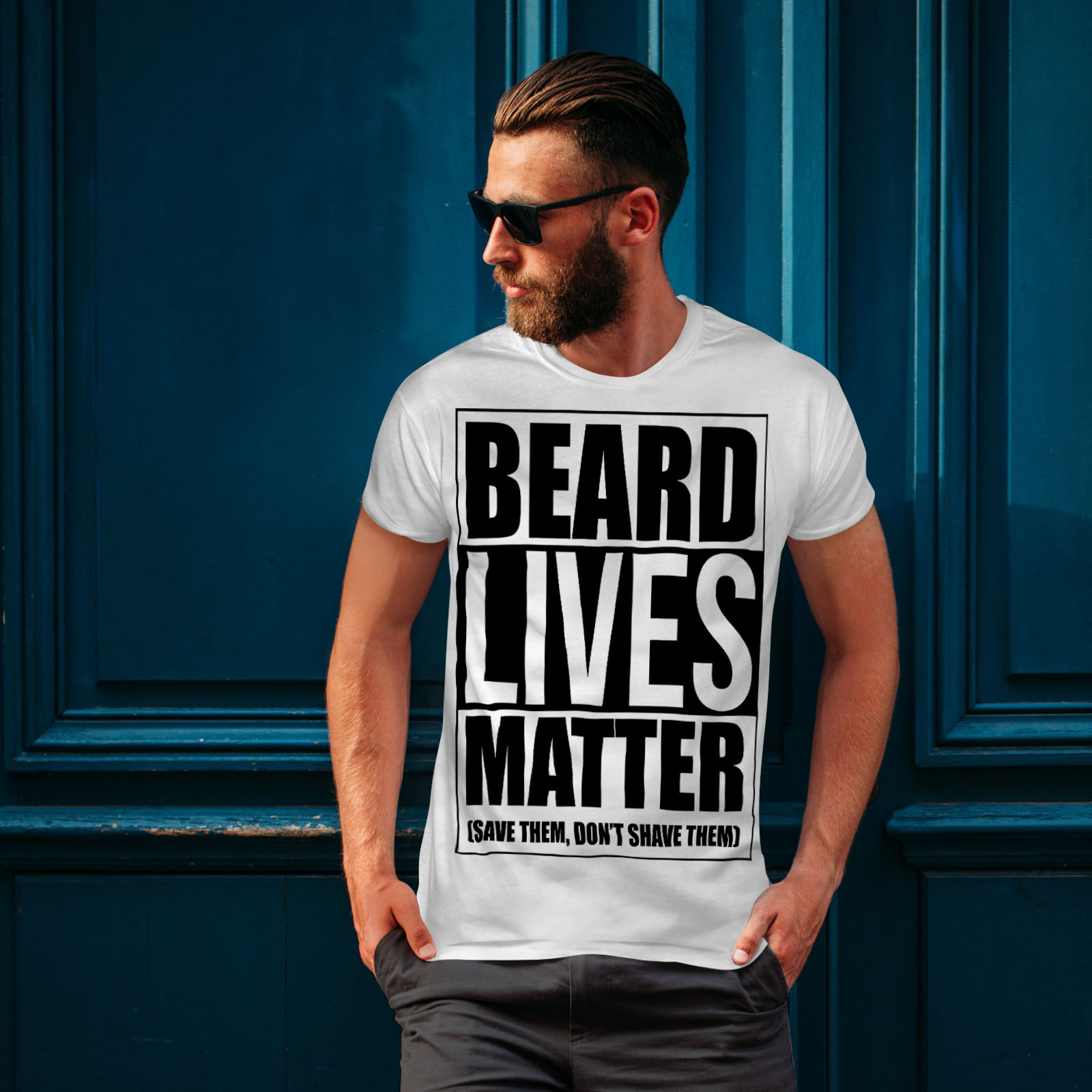 beard design t shirt