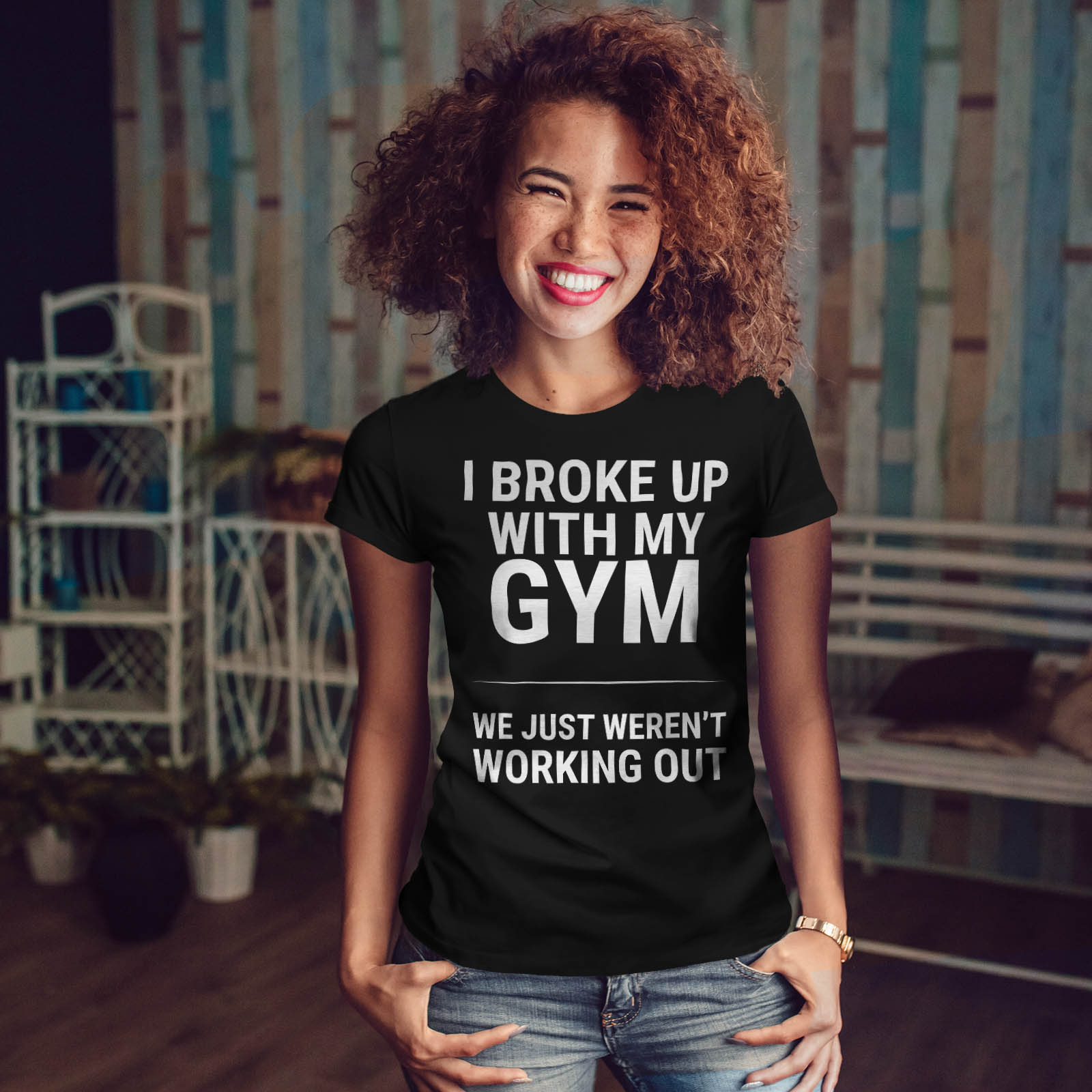 Must Go Gym Needs Me Women RedT-shirt, Wellcoda
