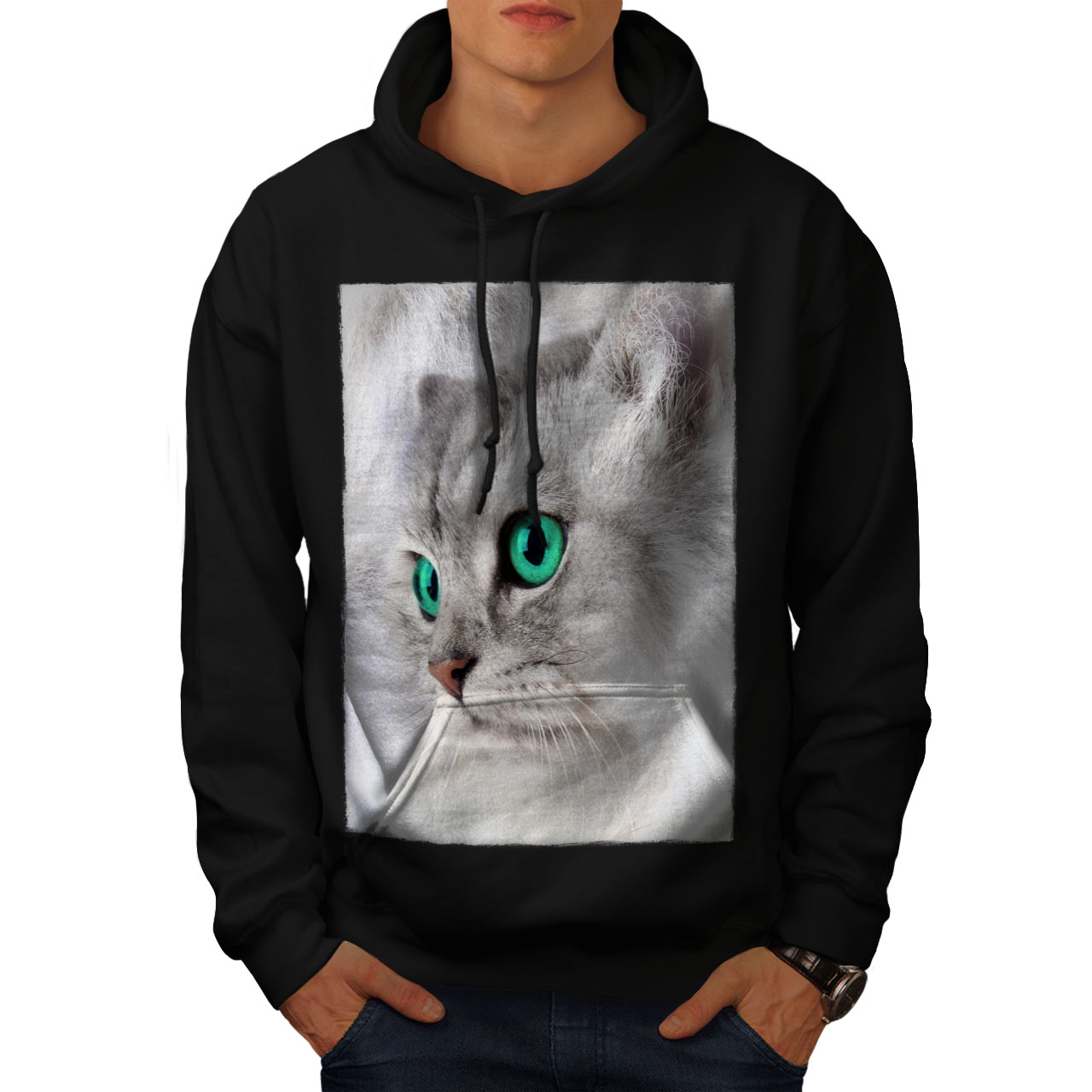 in the know cat hoodie