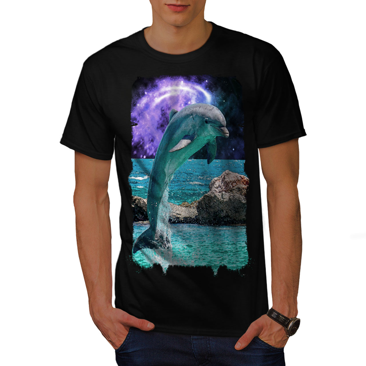 mens dolphin shirt