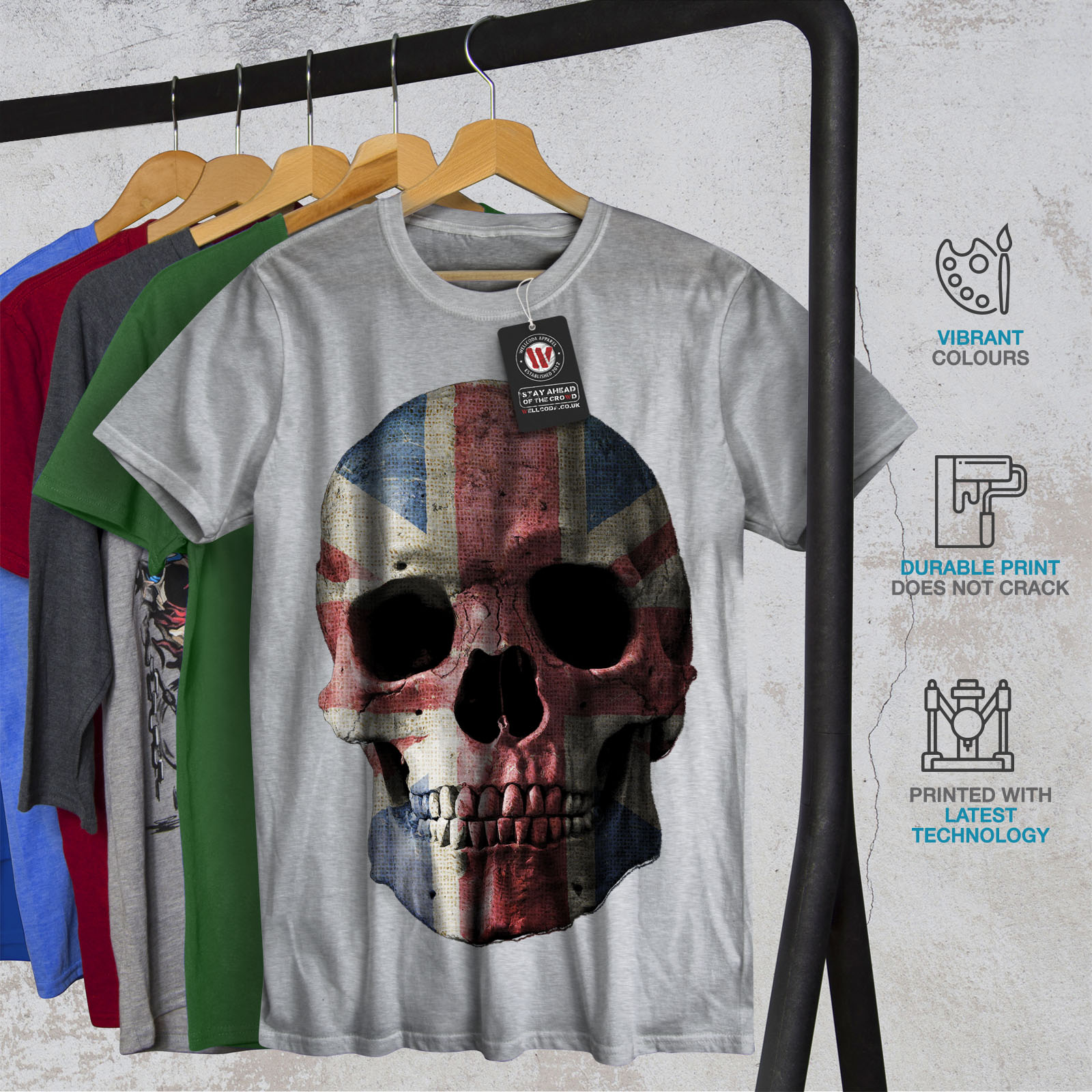 skull t shirts uk