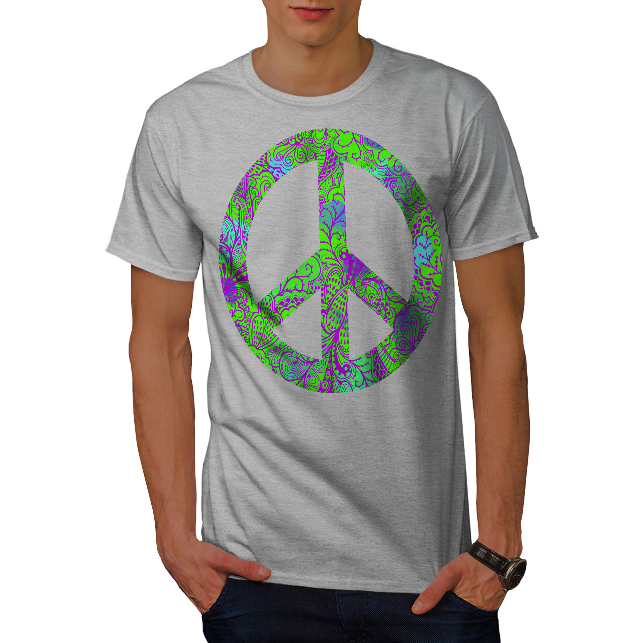 hippie graphic tee