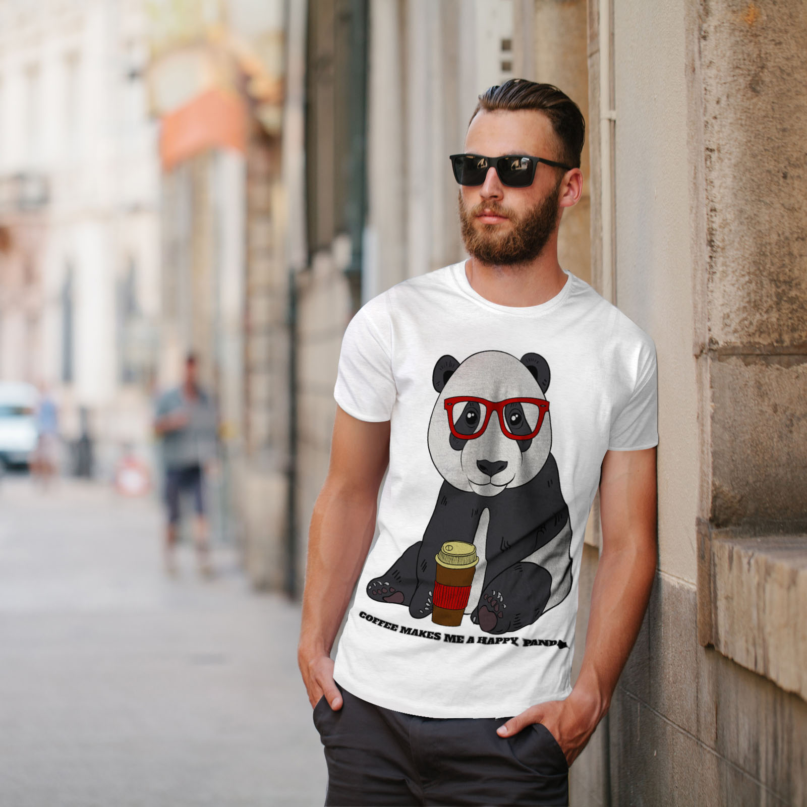 panda tshirt design