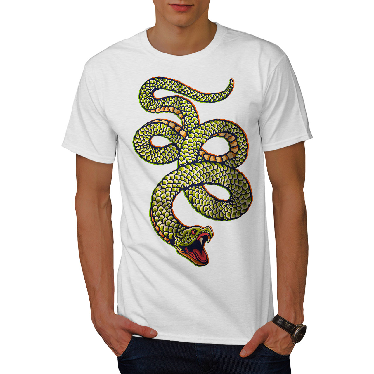 shirt with snakes