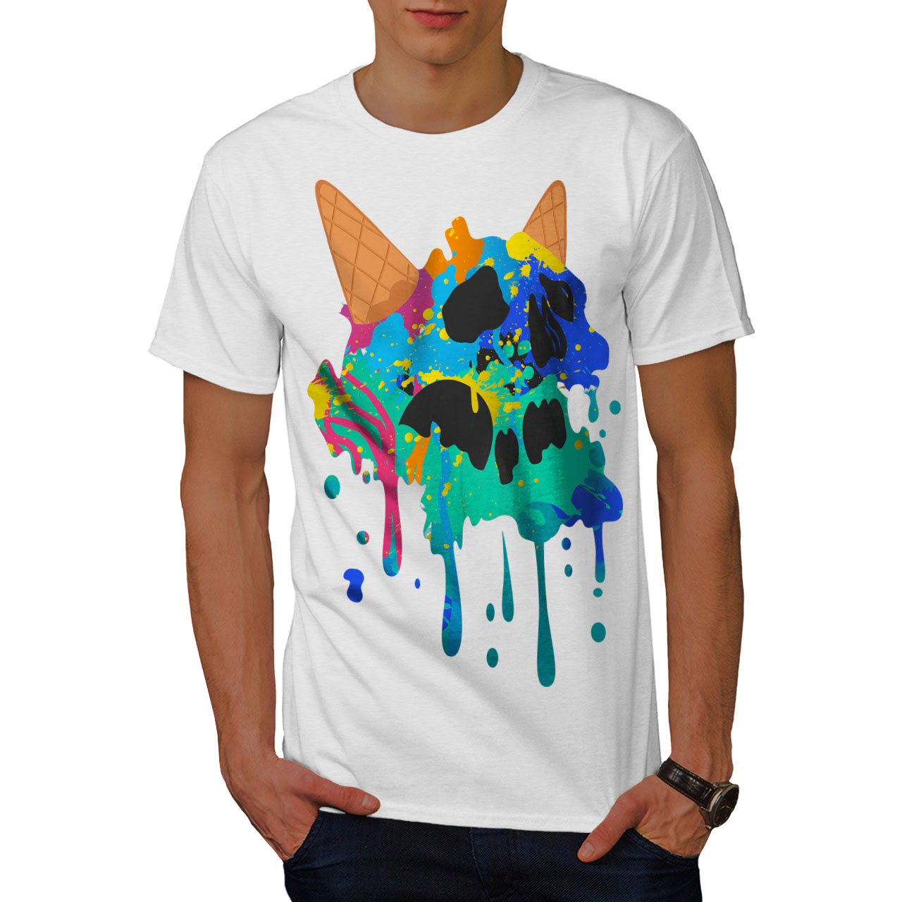 mens ice cream t shirt