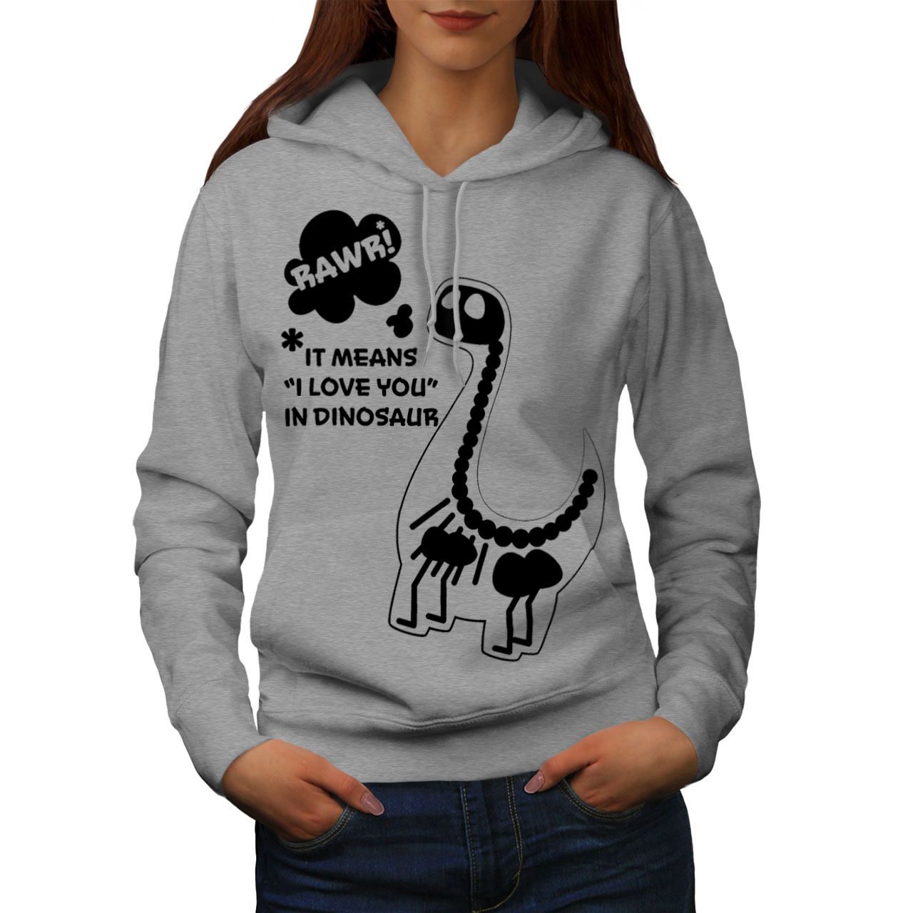 womens dinosaur hoodie