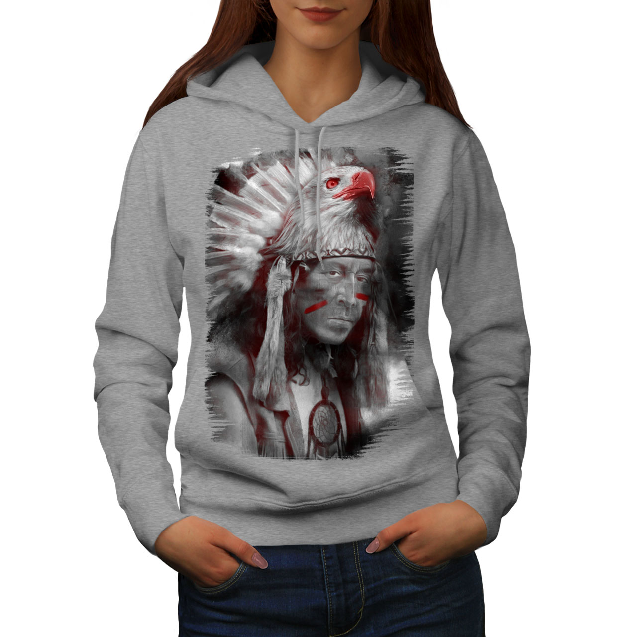 native american print sweatshirt